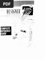 Pfaff PC Designer Software Manual