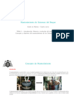 1 - Introducción. Historia y Evolución Del Mantenimiento. Concepto y Objetivos Del Mantenimiento de Los Sistemas Del Buque.