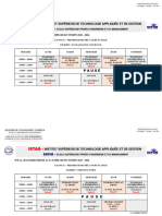 Emplois Du Temps Licences 1 2023-2024