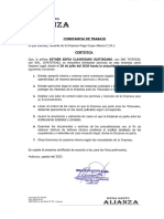 Certificado de Trabajo