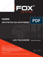 TV FOX 32dle358 (Uputstvo Za Upotrebu)