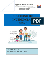 Cuaderno de Incidencias 2024