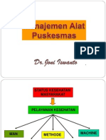 Manajemen Alat Puskesmas