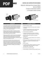 Detector Electroquímico de Gas Tóxico Serie GT3000 Incluye El Transmisor (GTX) y El Módulo Sensor (GTS)