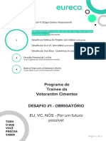 (EST - VC 18) Regulamento - Desafio #1 - Eu, VC, Nós - Por Um Futuro Possível