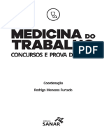 Medicina Do Trabalho Preparatório para Concursos 2016 SANAR