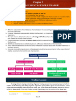 Final Accouts of Sole Trader FIMS NOTE No - 1