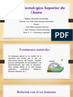 5.1.1 Fenómenos Naturales