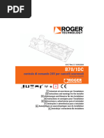 Open B70 1DC Istruzioni IS117 Rev13-En PDF