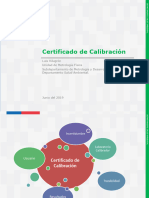 Certificado de Calibración