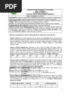 10 Guia 1 Numeros Cuanticos y Distribución Electrónica