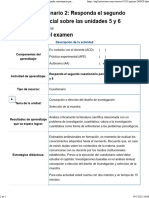 Examen (AAB01) Cuestionario 2 Responda El Segundo Cuestionario Parcial Sobre Las Unidades 5 y 6