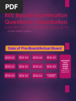 REE Board Examination Questions Compilation ESAS