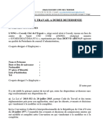 Version Actualisee Du Contrat