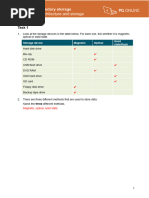 T5 Worksheet 5 Secondary Storage Answers