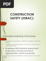 Construction Safety (HIRAC)