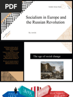 Socialism in Europe and The Russian Revolution