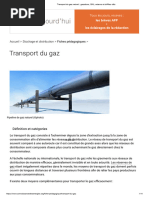 Transport Du Gaz Naturel - Gazoducs, GNL, Acteurs Et Chiffres Clés