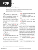 Sealability of Gasket Materials: Standard Test Methods For