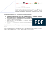 DCI - Declaración de Conflicto de Intereses 202223