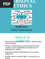 ETHC3311 - Personal Ethics - Fall 2022 - FINAL