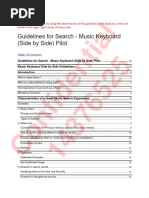 Guidelines For Search - Music Keyboard (Side by Side) Pilot