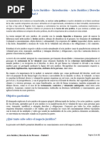 01 - La Teoría Integral Del Acto Jurídico - Unidad 3