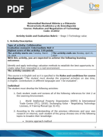 Activity Guide and Evaluation Rubric - Stage 3 Technology Value