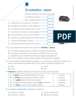 FA - El Sustantivo - Clases