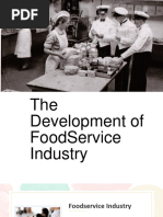 HELE109 - The Development of Food Service Industry