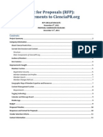 RFP: Website and Database Improvements To