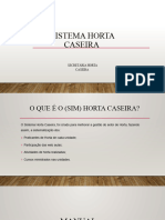 Sistema Horta Caseira - Manual Do Sistema