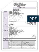 Play Group Mid Term Syllabus2024-2025