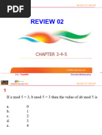 Sp24-Review - Test 02 - Chapter 03-04-05