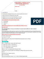 XII - CHEMICAL KINETICS - Module 2