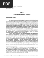 Le Breton 2002 Antropología Del Cuerpo y La Modernidad Cap. 1 y 2