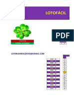 Lotofácil - Redução de 15 Dezenas para 9 Técnica Inteligente