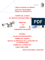 Manual de Seguridad en La Industria de La Construccion - Eli Geovani Gonzalez Perez - 20ZPA143