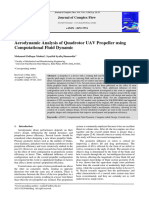 2021-Aerodynamic Analysis of Quadrotor UAV Propeller Using Computational Fluid Dynamic