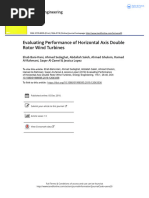 Evaluating Performance of Horizontal Axi