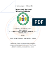 Informe Final Del Portafolio de Matematicas