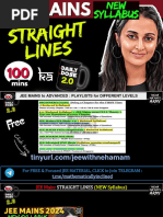 2.0 Jee (Main) Straight Lines (New Syllabus)