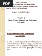 Chapter-2 Part-I Wiring Materials and Accessories - 094901