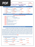 2 Prep - Unit 2 Mr. Mahmoud Zaitoun