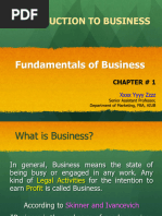 Revised - Introduction To Business - Chapter 1 - Fundamentals of Business