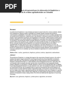 Revisión Literaria Del Potencial para La Elaboración de Bioplásticos A Partir de Residuos Agroindustri