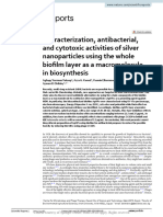 Characterization Antibacterial and Cytotoxic Activ