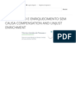 TCC Indenização e Enriquecimento Sem Causa Compensation and Unjust Enrichment