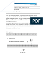 Atividade 1 - Estatística e Probabilidade