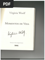 WOOLF, V (Esboço de Um Passado)